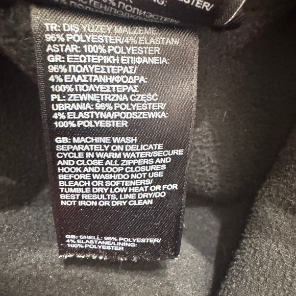 The North Face‎ Womens Soft Shell Jacket Black Full Zip L G - Picture 9 of 9